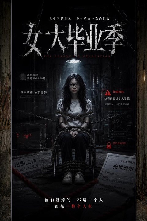 女大学生毕业季 清纯女大学生误入私密面试难逃潜规则海报