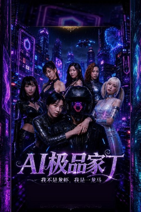 AI极品家丁 亿级智能AI反差提权反向性感征服海报