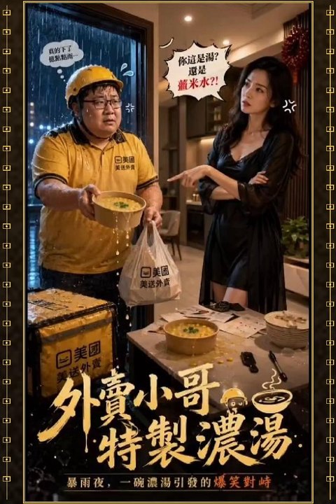 外卖小哥艳遇记 独居少妇要外卖员私处搅拌浓汤隔壁阿姨也来点海报