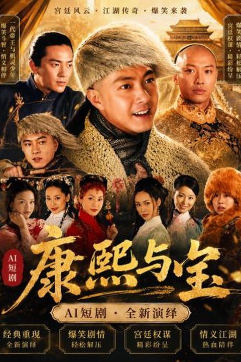AI魔改 鹿鼎记小宝与康熙 绝色红颜齐聚一堂 激情游戏红尘风云海报