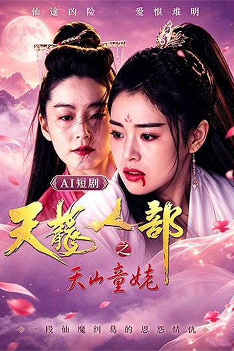 AI魔改 天龙八部 刘亦菲与林志颖激情缠绵 刘涛高能对戏倾城失控海报