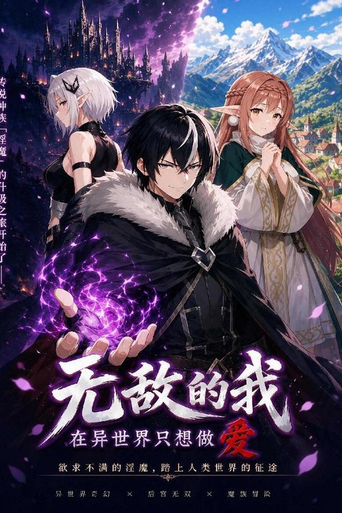 无敌的我在异世界只想做爱 异世界转生奇幻海报